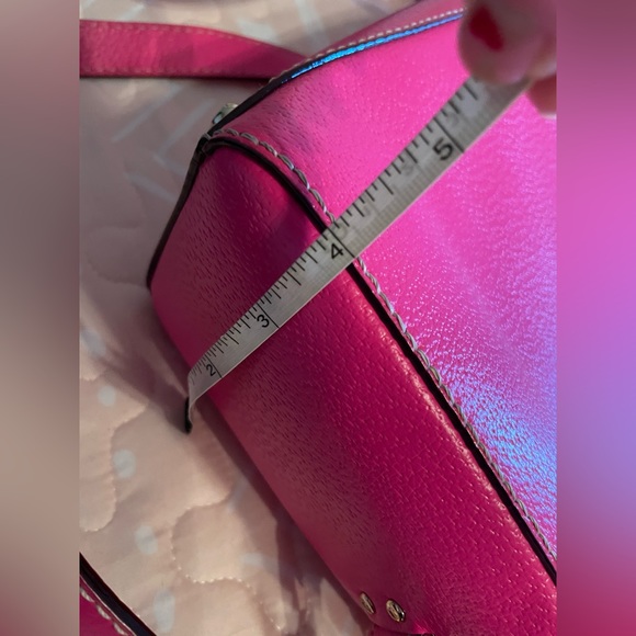 Kate Spade Pink Leather Laptop Satchel Bag and Dust Bag NWT - Picture 8 of 13